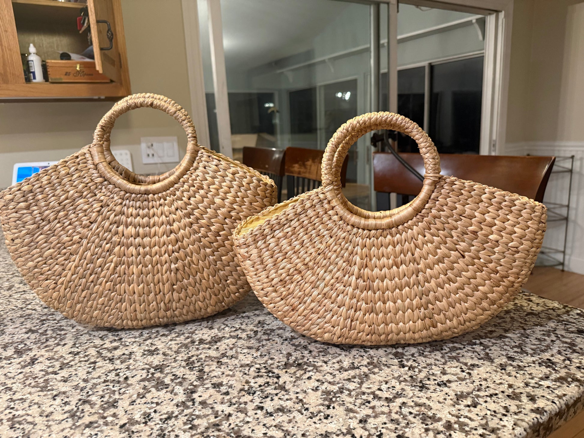 Summer on the Vineyard Straw Bag
