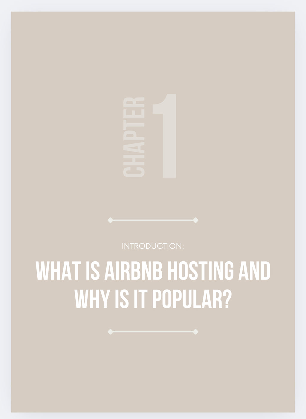 Guide to Air Bnb Hosting